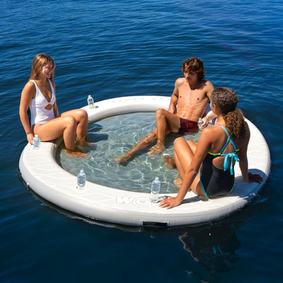   WOW Sports Aqua Haven Floating Mesh Pool Hammock   FREE SHIPPING