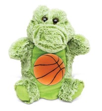 SUPER SOFT PLUSH HAND PUPPET - ALLIGATOR WITH BASKETBALL PLUSH