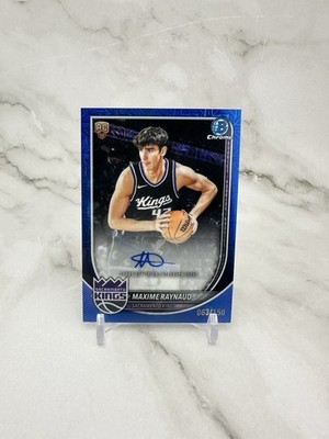 2025 Topps Bowman Chrome - Maxime Raynaud - Rookie Blue Mojo Auto /150