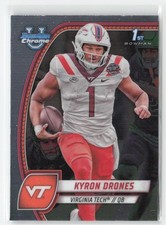 Kyron Drones 2024 Bowman University Chrome #119 Virginia Tech Hokies
