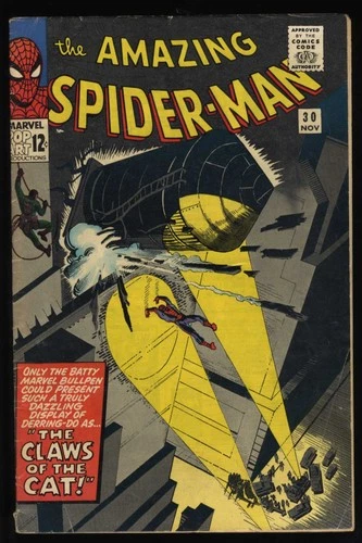 Amazing Spider-Man #30 VG 4.0 1st Appearance Cat(Burglar)! Marvel 1965