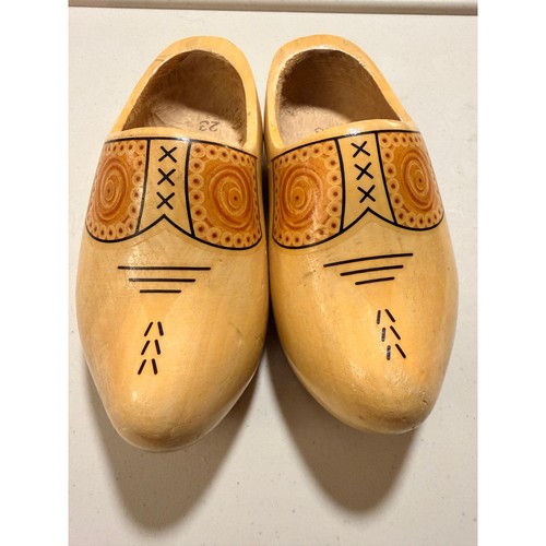 Vintage Children’s Handmade Dutch Wooden Clogs
