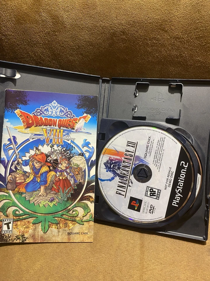 Dragon Quest VIII Sony PlayStation 2 PS2 Videojuego Completo Final Fantasy XII D Foto 3 de 4