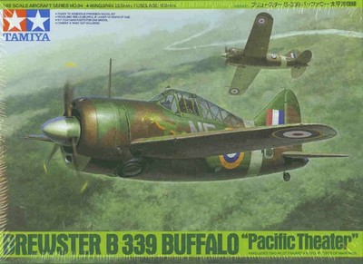 TAM61094 1:48 Tamiya Brewster B339 Buffalo Pacific Theater #61094