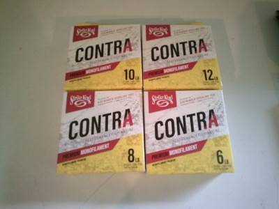 4-Strike King Contra  330yds Monofilament  Fishing Line  6#, 8#, 10#, 12#