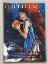 Chet Holmgren 2022-23 Panini Origins Variation Rookie Card RC #75 Thunder. rookie card picture