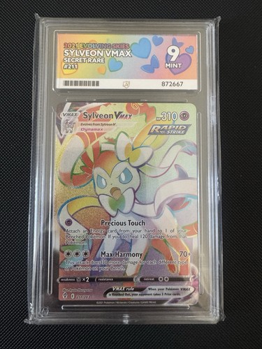 Sylveon VMAX graded ACE 9 for sale on eBay