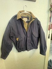 Rare Vintage WOOLRICH Mens Sz M Flannel Lined Full Zip Bomber Jacket 90s 2000s