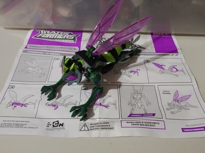 Transformers Animated WASPINATOR Deluxe Class Figure 100% Complete w/Manual RARE