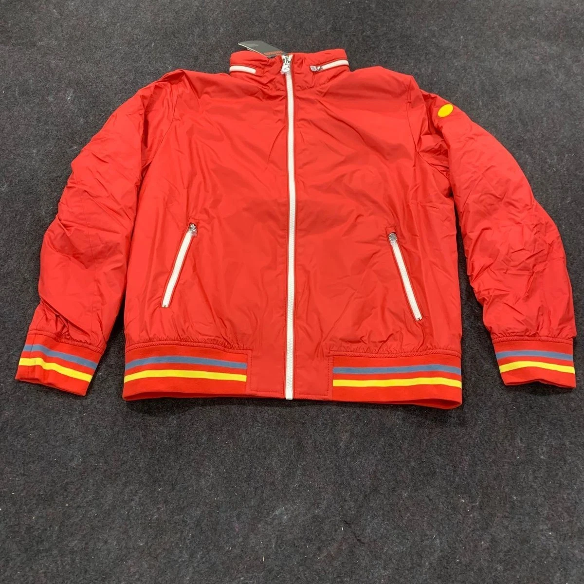BROOKS BROTHERS Three-Season Windbreaker Jacket Men's Size L Red