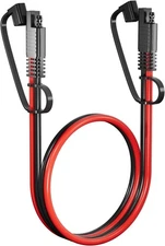 SAE Extension Cable 12AWG, SNLLMZI to 3.3FT, Reddish black 