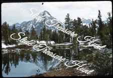 California Mountain Lake 35mm Slide 1960s Kodachrome Scenic