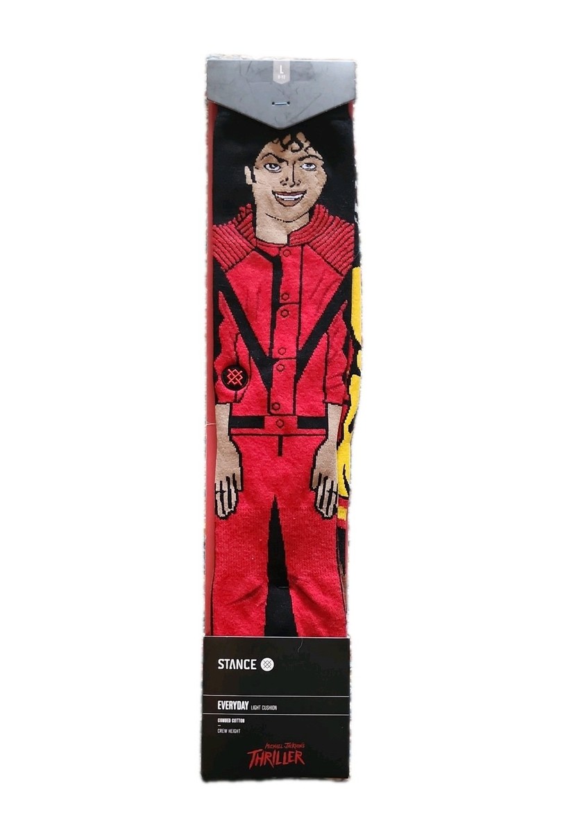 Stance x Michael Jackson Thriller Socks Rare Large Crew | eBay