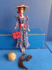 VINTAGE MOD HAIR FAIR BARBIE HEAD ON TNT BODY- BROWN CENTERED EYES- ACCESSORIES