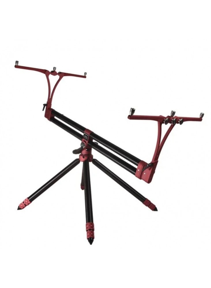 Meccanica Vadese Revolution Black/Red Carp Rod Pod 3 Holders 7.5kg Italy