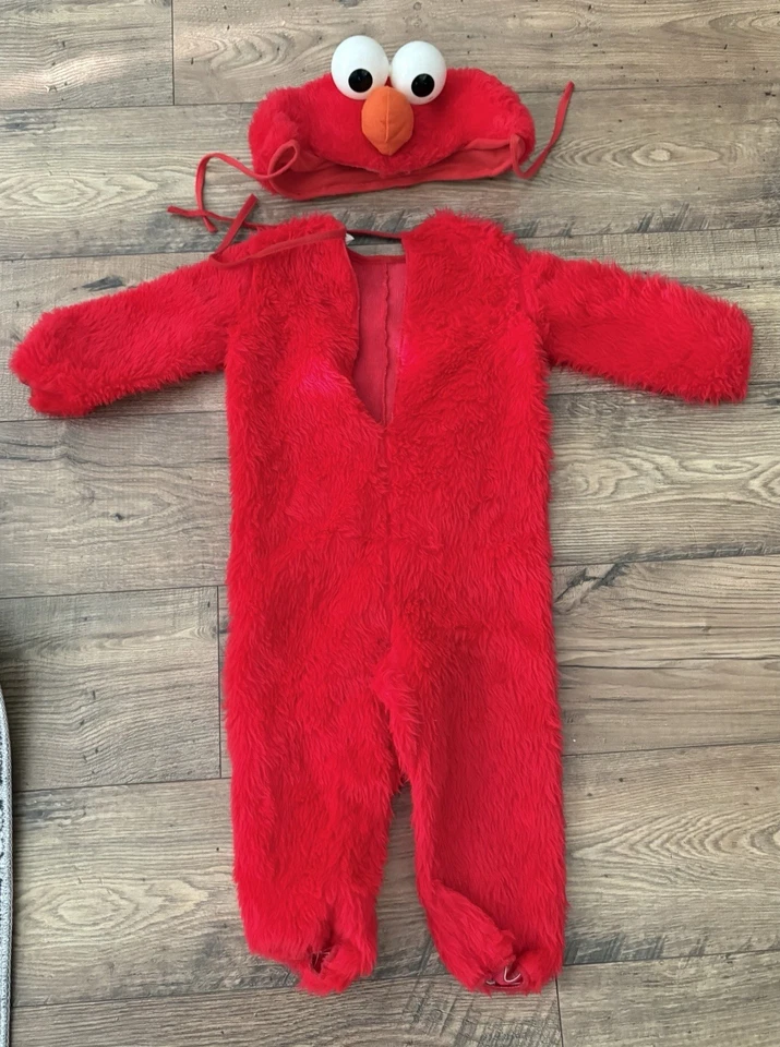 Disfraz 2012 Plaza Sésamo Disfraz de piel de olmo talla 2-4 Foto 4 de 4