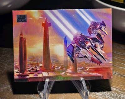 2025 Topps Star Wars Galaxy   ETA-2 Actis-Class Interceptor   Refractor