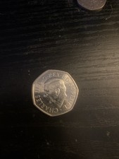 Ultra Rare 50p 3 Lions Coin 2022 King Charles III Fifty Pence Uncirculated UK