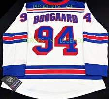 NWT-S * DEREK BOOGAARD NY RANGERS NHL LICENSED FANATICS BREAKAWAY HOCKEY JERSEY