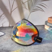 Universal Sun Visors For Motorcycle Helmet Open Face 3/4 Helmet Bubble Visor