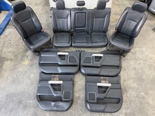 2020 2021 2022 Ford F250 F350 F450 Lariat Interior Seats Door Panels Black Leath