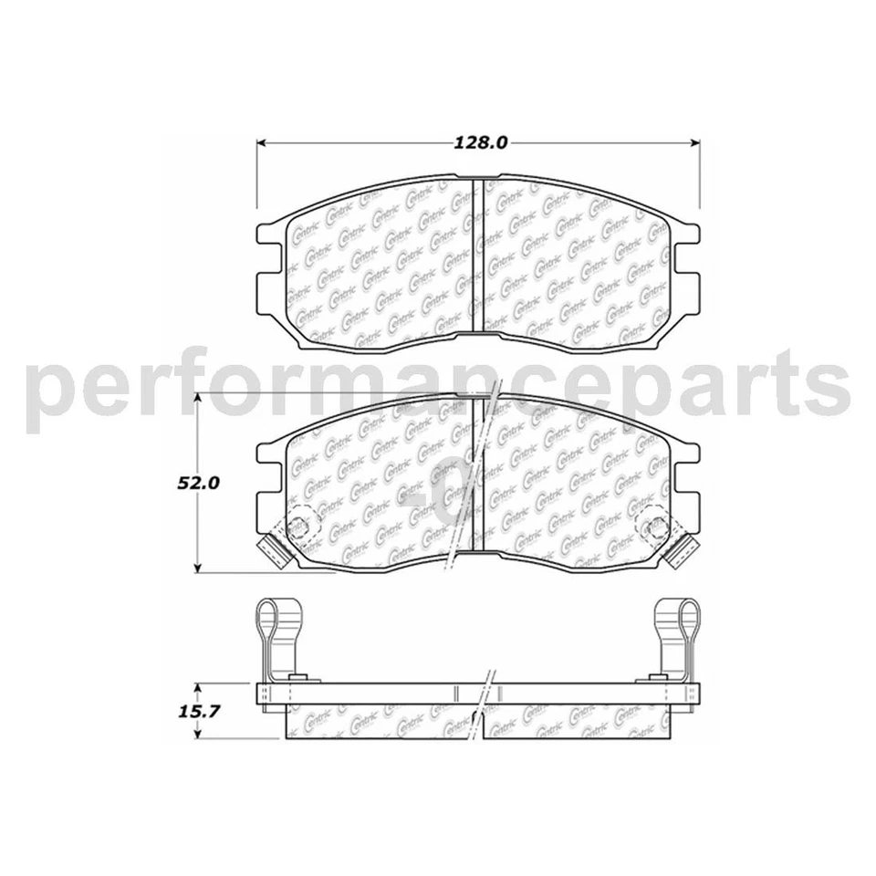 Juego de pastillas de freno de disco delanteras rotor de freno de disco para Dodge Stratus 2001 2002 2003-2005 Foto 2 de 4
