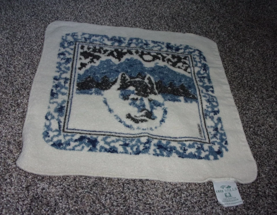 JUEGO DE TOALLAS DE BAÑO DE ALGODÓN TIENSHAN FOLKCRAFT WOLF DE 3 PIEZAS Foto 3 de 4