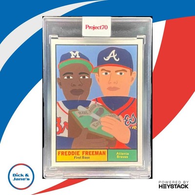2021 Topps Project70 Freddie Freeman #178 Atlanta Braves