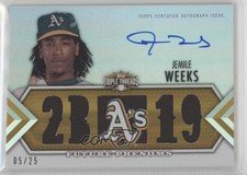 2012 Topps Triple Threads Future Phenoms Auto Relics Gold 5/25 Jemile Weeks 2u3