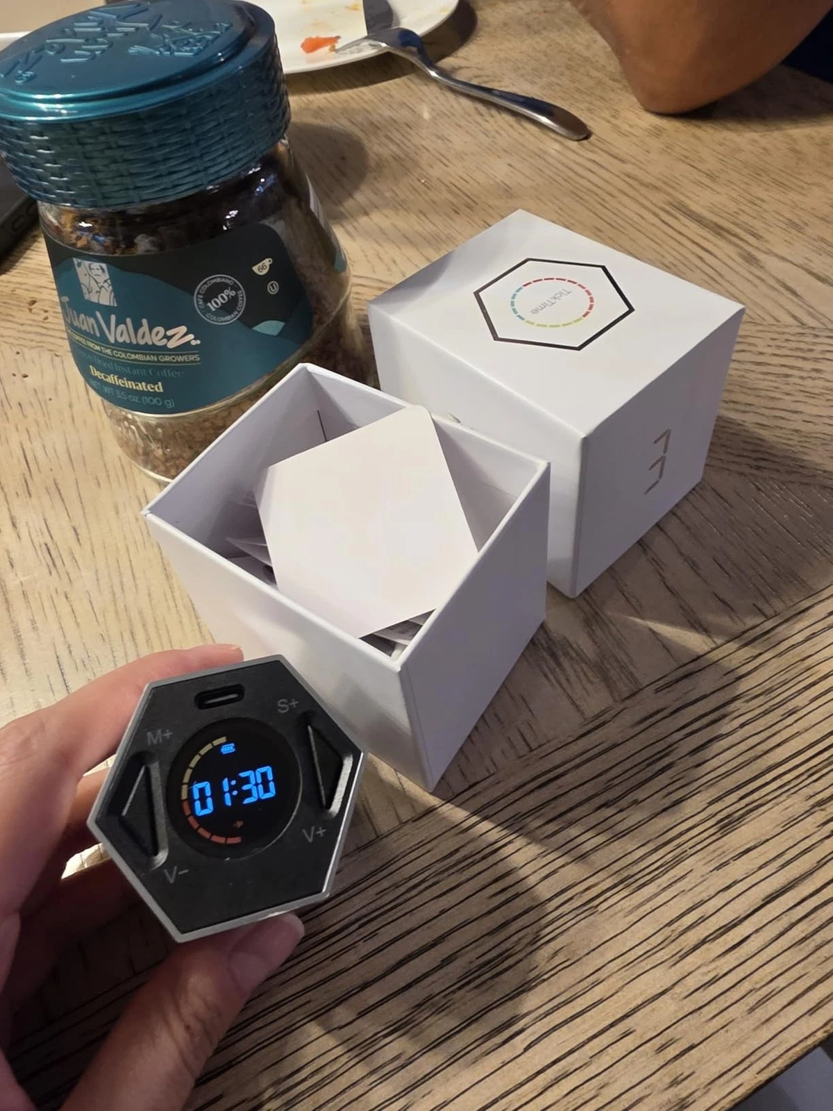 Ticktime Pomodoro Timer, Productivity Timer Cube, 3/5/10/15/25/30 Min Presets