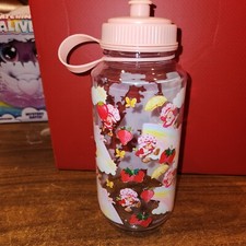 NEW STRAWBERRY SHORTCAKE PINK WATER BEVERAGE BOTTLE TUMBLER
