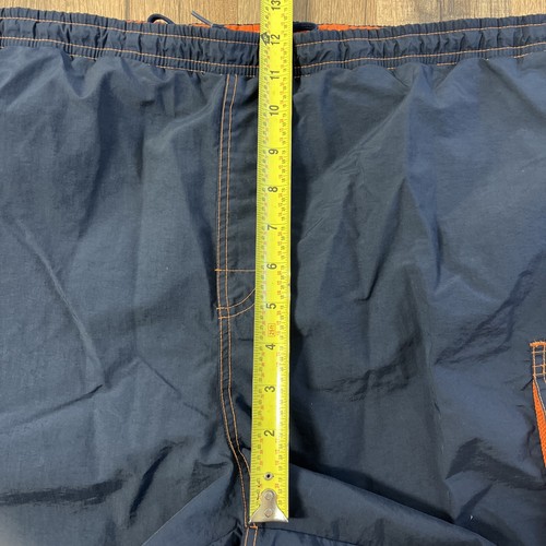Old Navy Mens Swim Trunks Shorts Blue Size L Drawstring Waist Lined 38” Waist - Picture 6 of 11