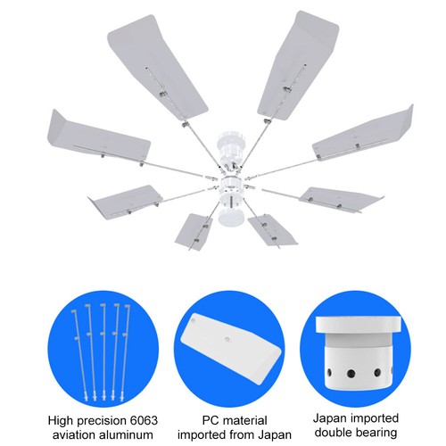 8 Leaf Adjustable Air Conditioning Deflector For Central Air Conditioning Units - Picture 23 of 24