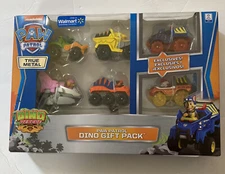 PAW Patrol, True Metal Dino Rescue Gift Pack of 6 Collectible Die-Cast Vehicles,