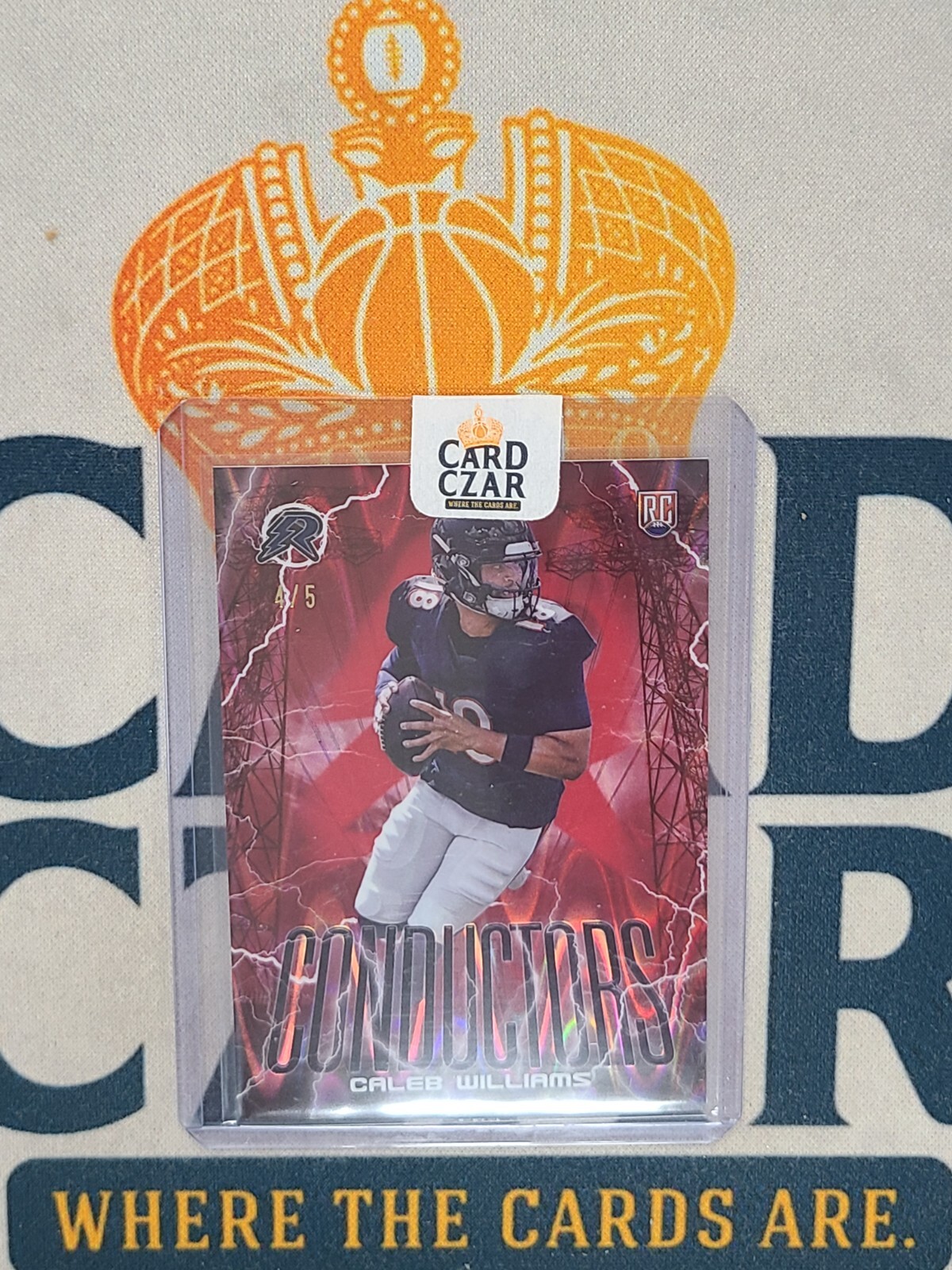 2024 Topps Resurgence CALEB WILLIAMS Conductors Rookie Red Power Surge RC /5 PW