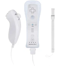 1/2Pc Wii Remote Controller For Wii Wii U Gaming With Built in Motion Plus Black