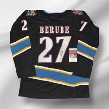 CRAIG BERUBE WASHINGTON CAPITALS SIGNED / AUTOGRAPHED CUSTOM JERSEY JSA COA!!