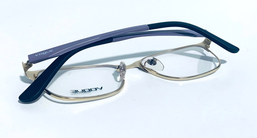 VOGUE VO 3940 5069 LAVENDER PURPLE GOLD METAL AUTHENTIC EYEGLASSES RX 52-16-140 - Picture 10 of 11