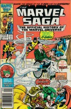 Cover of The Marvel Saga the Official History of the Marvel Universe #10