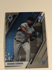 2022 Panini Chronicles Phoenix Chrome Edward Cabrera Marlins RC 6