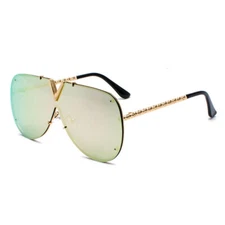 Fashion Oversized Sunglasses for Women Men Vintage Designer Sun Shades Glasses