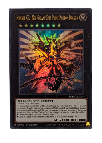 PHHY EN043 Number C62 Neo Galaxy Eyes Prime Photon Dragon Ultra Rare 