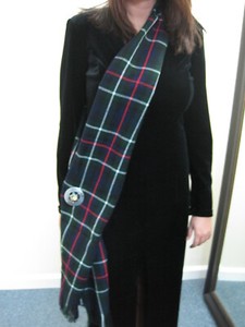 mens tartan sash