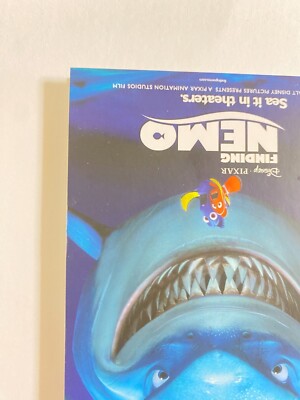 Finding Nemo Disney Pixar Limited Postcard Book Only Cover Prize