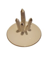 Jewelry Plate Dish 5 Ring Holder Necklace Organizer