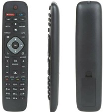 Universal Remote Control For All Philips LCD LED Smart TV Netflix Vudu Youtube