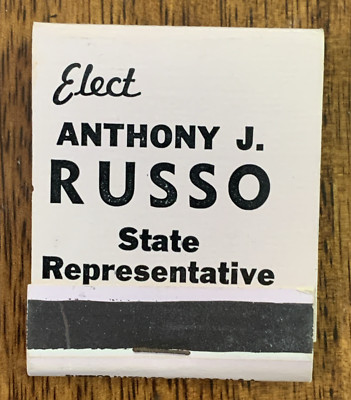Elect Anthony J. Russo State Representative Matchbook #0836