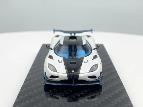 FA 1:64 Scale White Agera RS1 Super Racing Sports Car Model Diecast Resin - Picture 5 of 9
