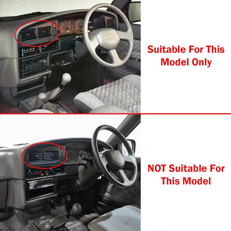 1 Set Air Conditioner A/C Air Vent Outlet  For Toyota Hilux LN106 LN107 1988-97 - image 2 of 4