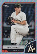 KYLE GLOGOSKI TOPPS WBC WORLD BASEBALL CLASSIC FOIL BASE AUSTRALIA #4 2023 23